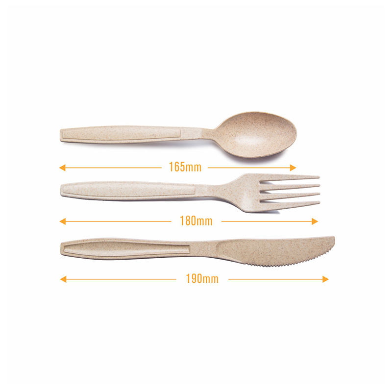 3-Piece Disposable Plastic PF Cutlery Set